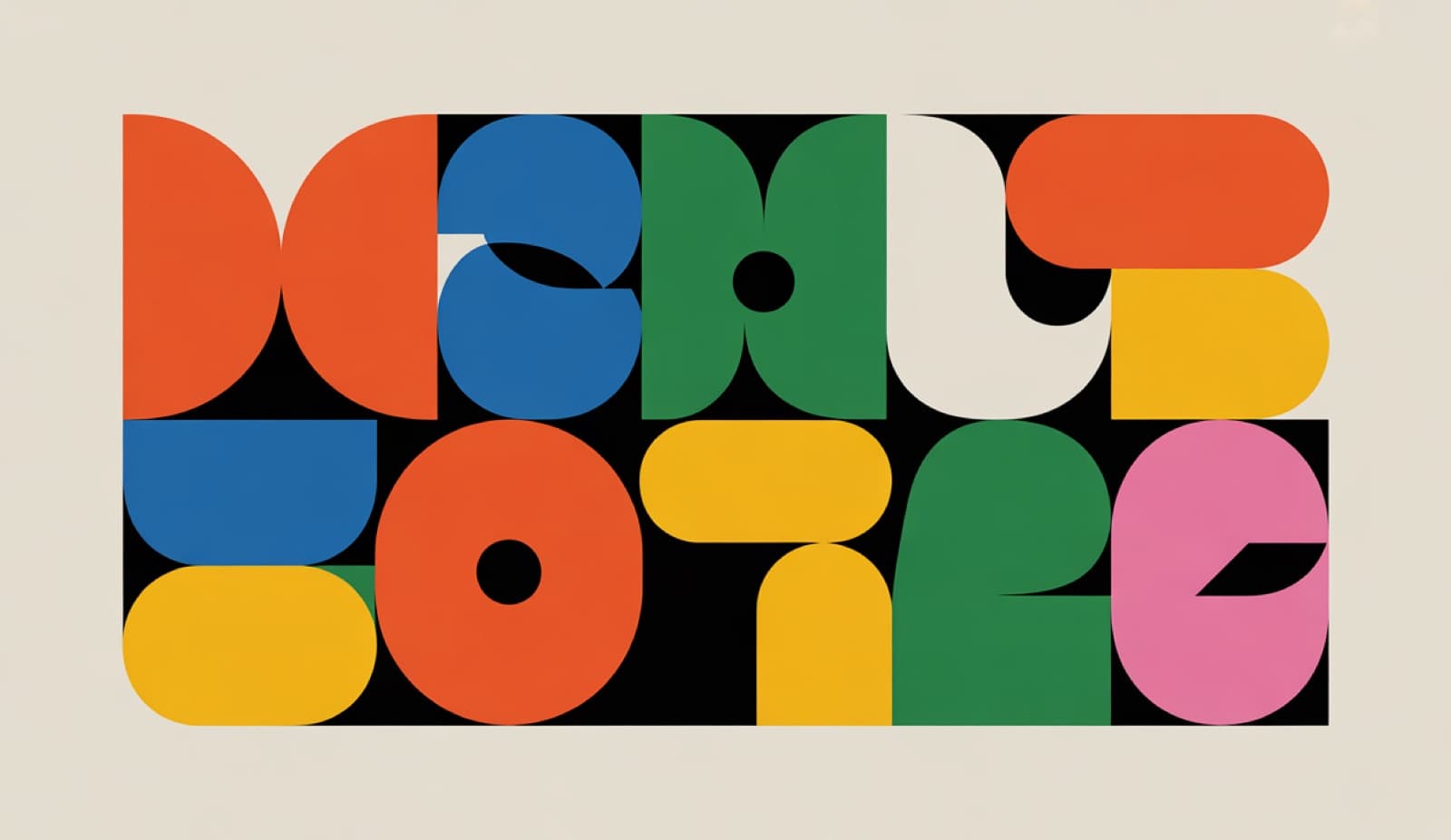 Typography-friendly campaign image sample generated by Ideogram